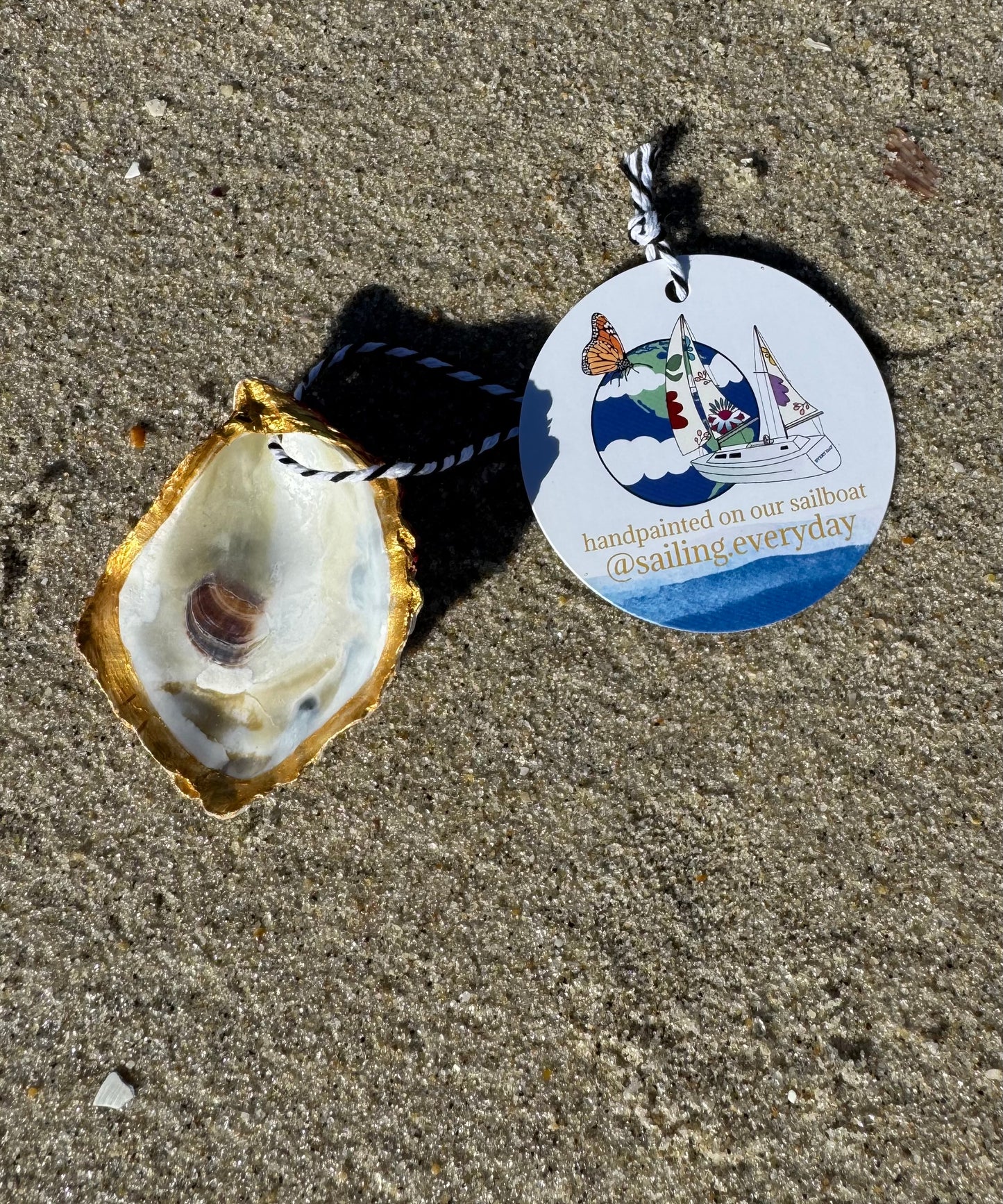 “Frank” Santa Pirate Oyster Ornament