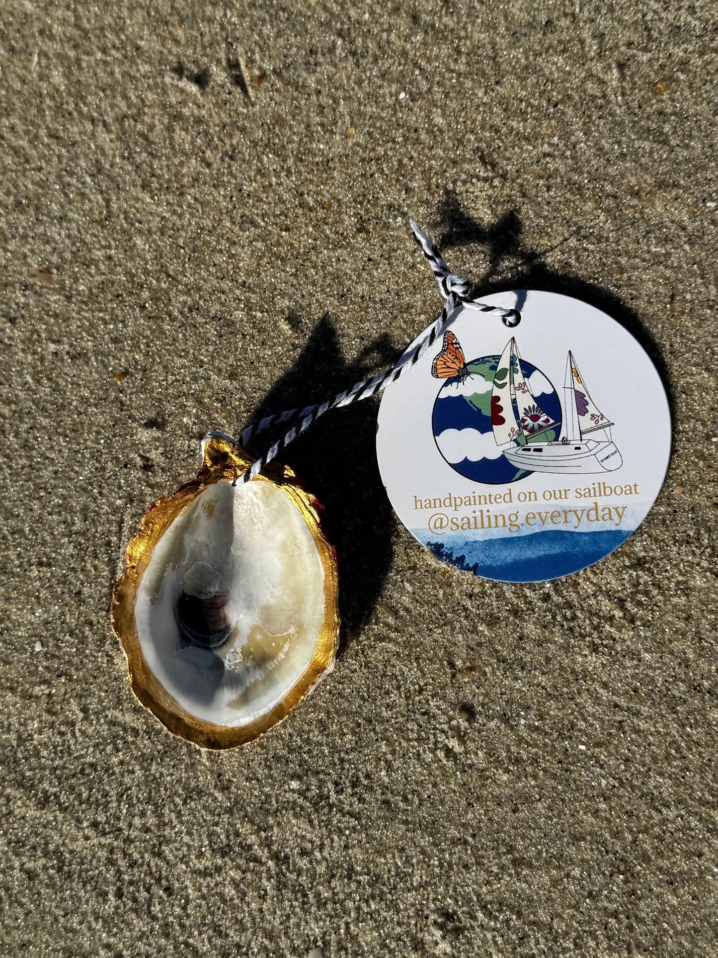 “Max” Santa Pirate Oyster Ornament