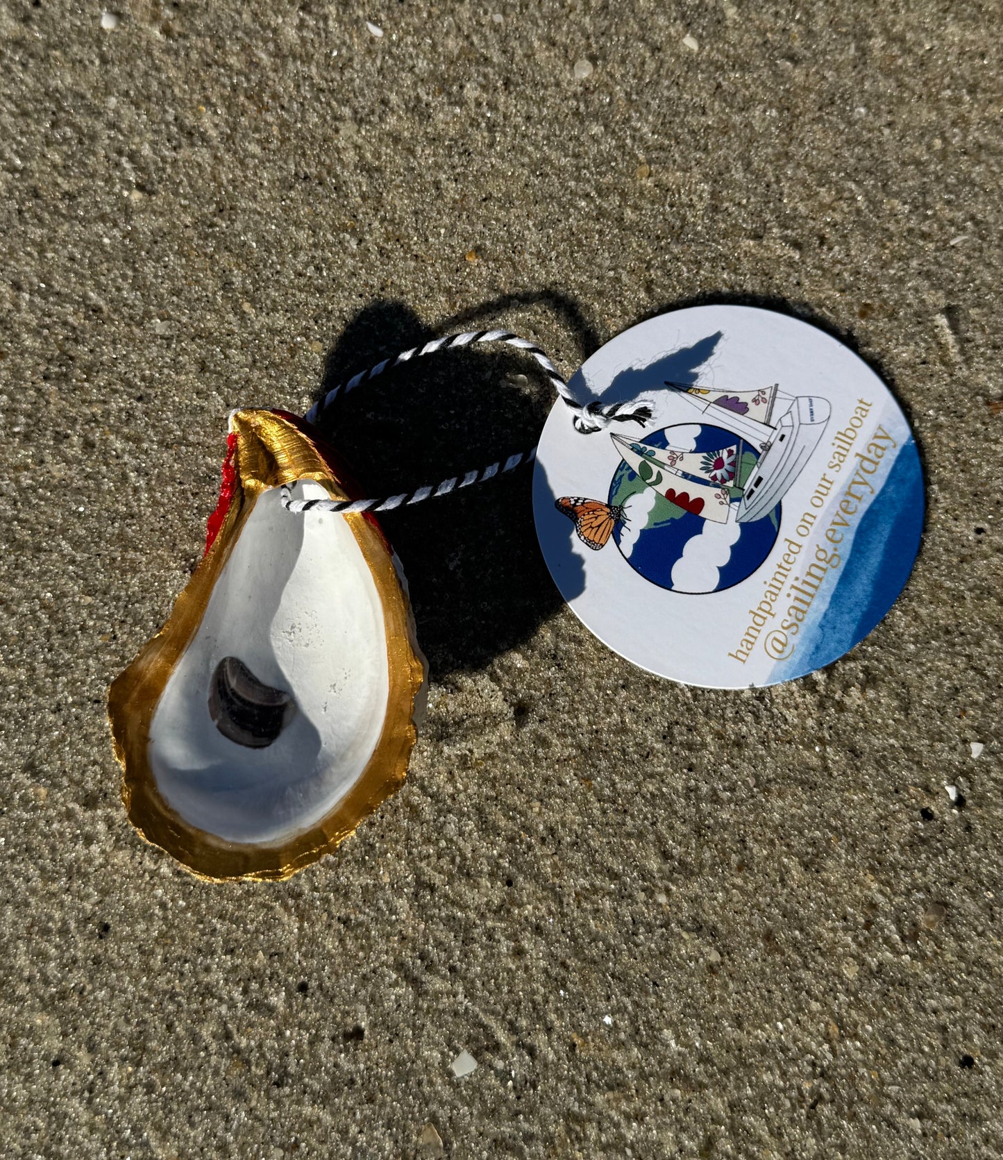 “Jack” Santa Pirate Oyster Ornament