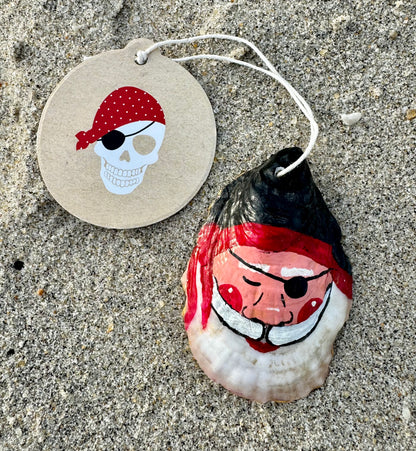 “Pirate Pete” Oyster Ornament