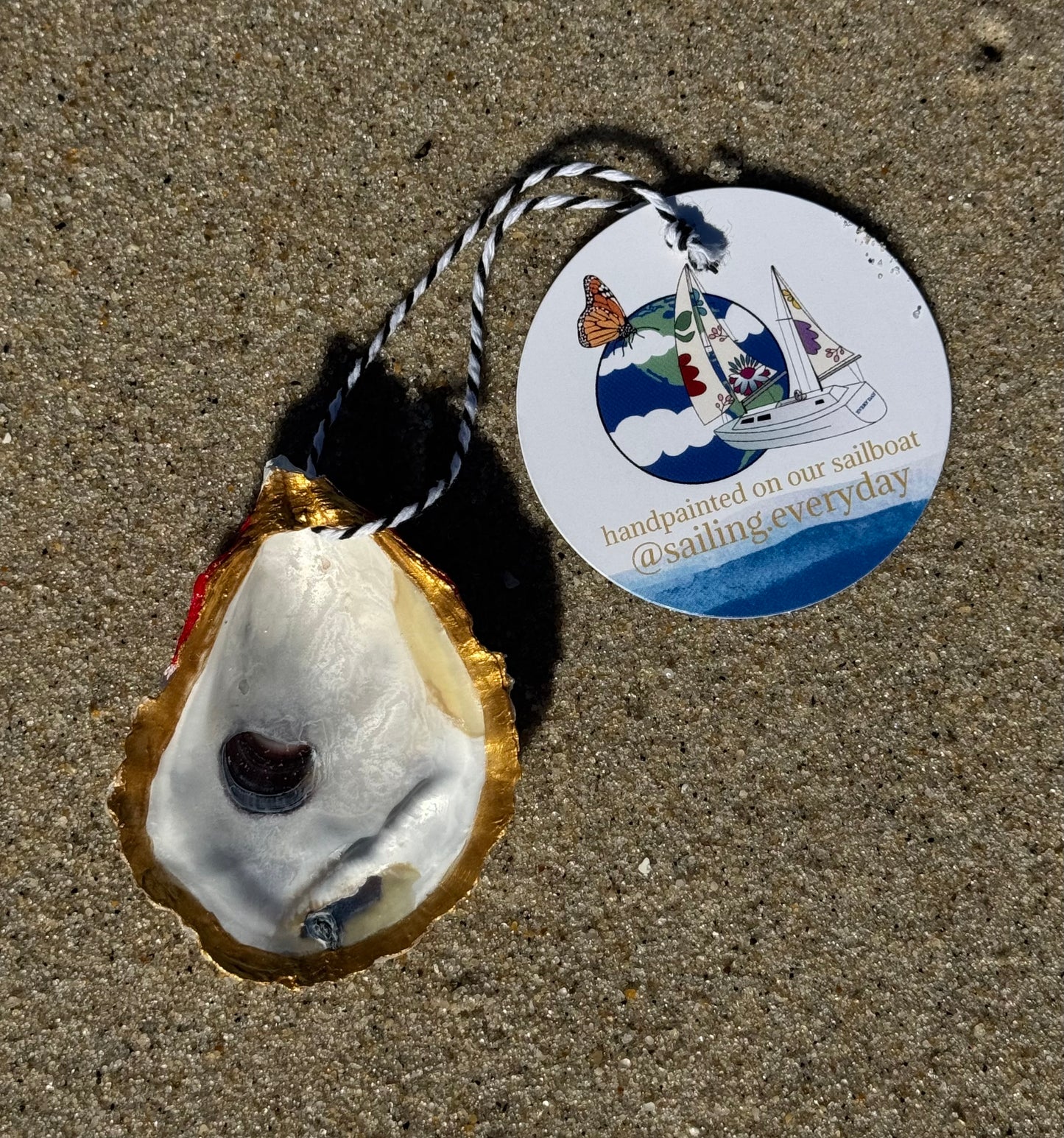 “Jerry” Santa Pirate Oyster Ornament