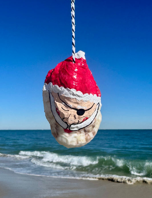 “Hank” Santa Pirate Oyster Ornament