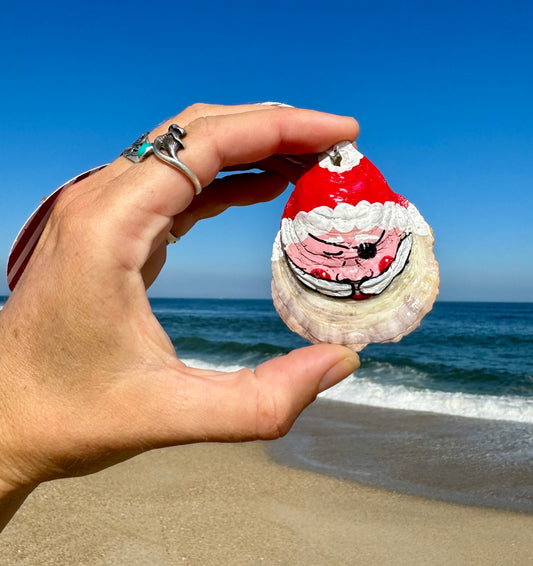 “Todd” Santa Pirate Oyster Ornament