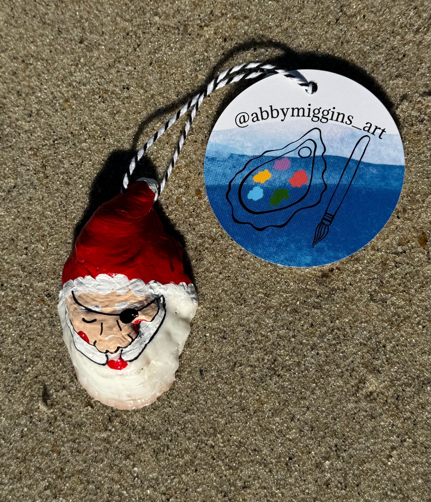 “Murphy” Santa Pirate Oyster Ornament