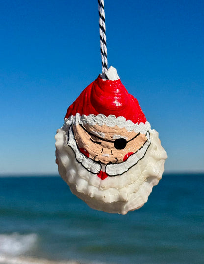 “Jerry” Santa Pirate Oyster Ornament