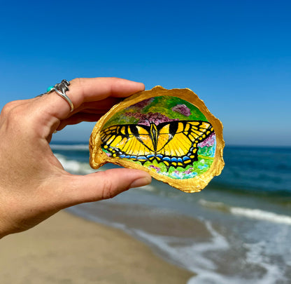 “Eastern Tiger Swallowtail” Oyster Shell