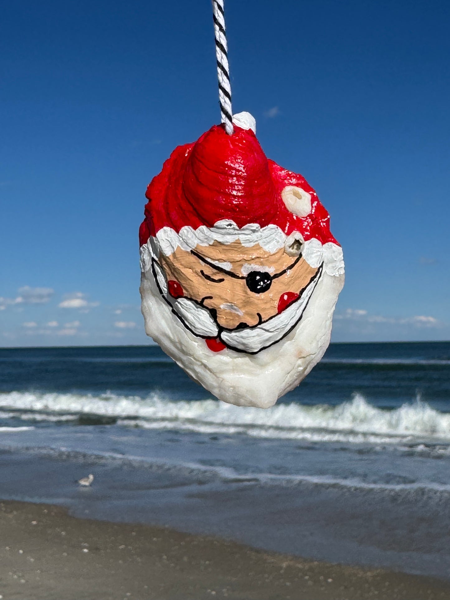 “Max” Santa Pirate Oyster Ornament