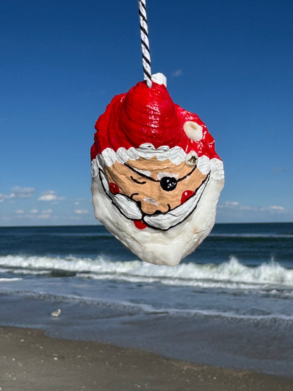 “Max” Santa Pirate Oyster Ornament