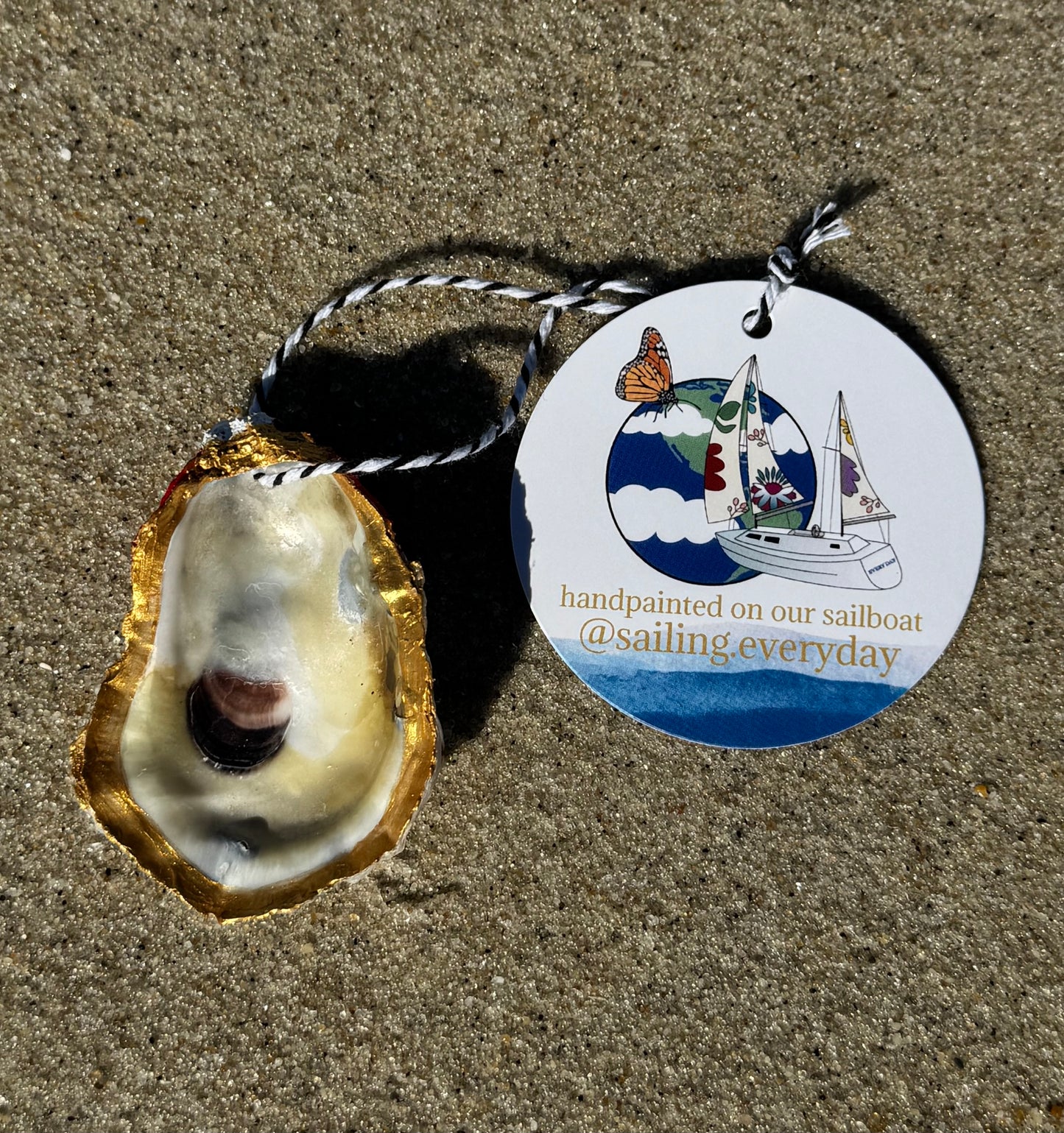 “George” Santa Pirate Oyster Ornament
