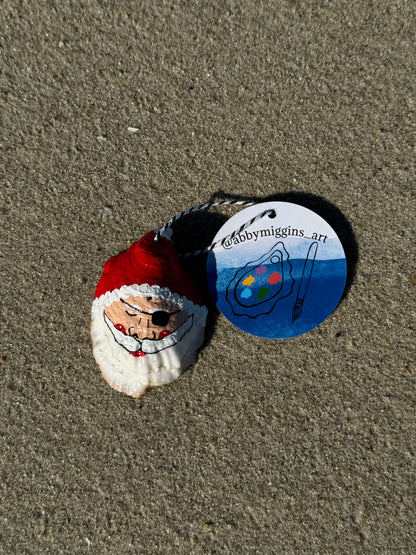 “Sid” Santa Pirate Oyster Ornament