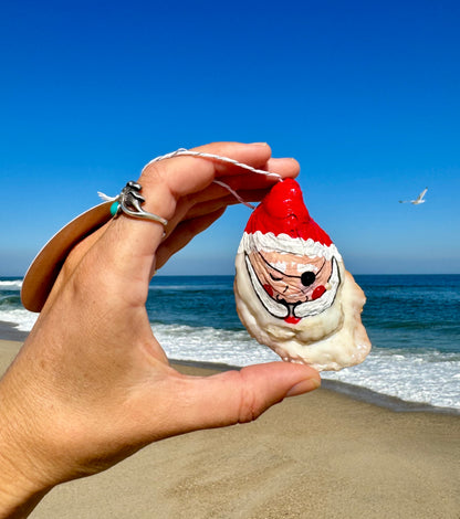 “Ken” Santa Pirate Oyster Ornament