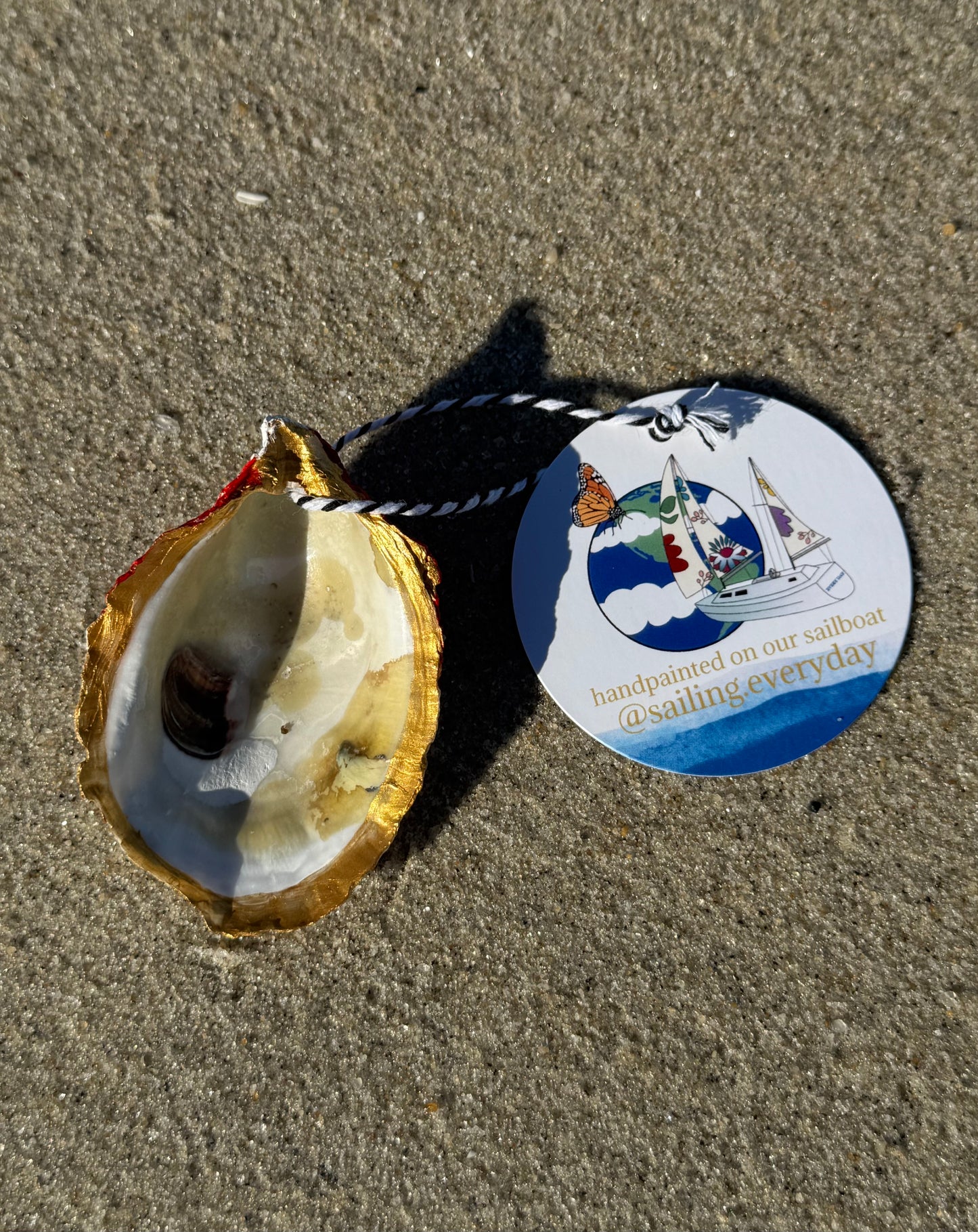 “Sid” Santa Pirate Oyster Ornament