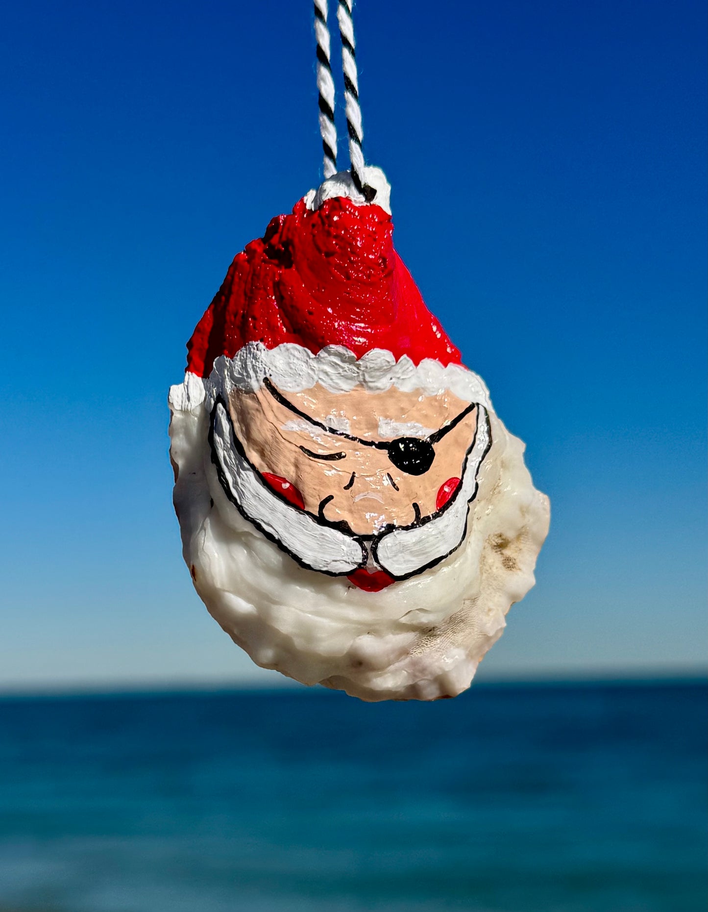 “George” Santa Pirate Oyster Ornament