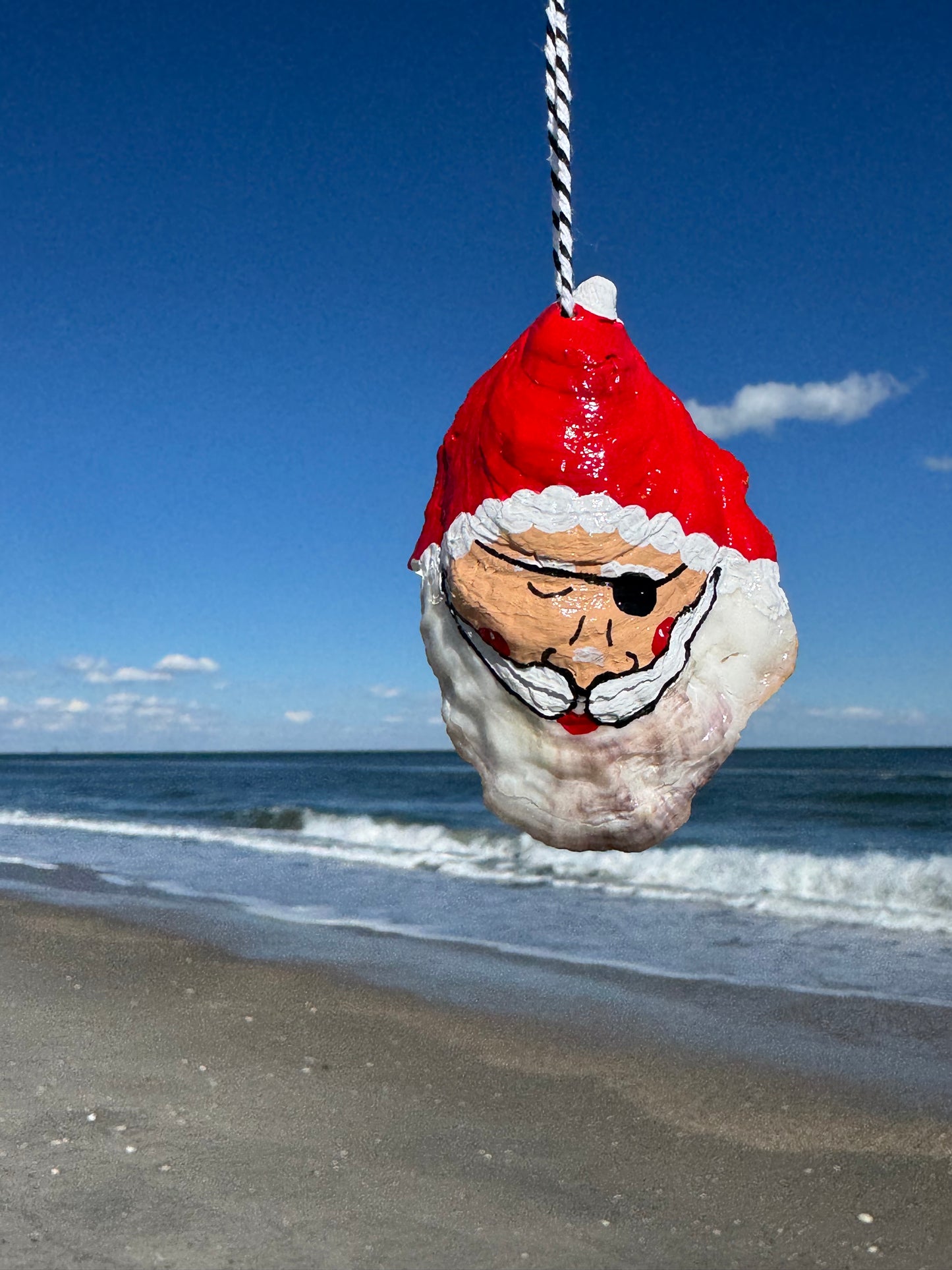 “Dimitri” Santa Pirate Oyster Ornament