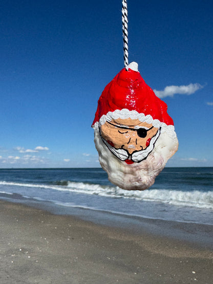 “Dimitri” Santa Pirate Oyster Ornament