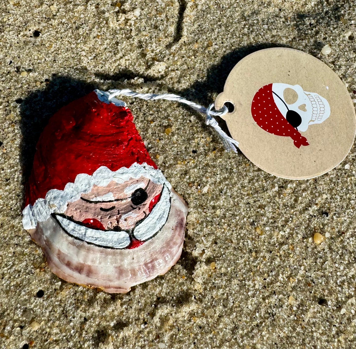 “Thomas” Santa Pirate Oyster Ornament