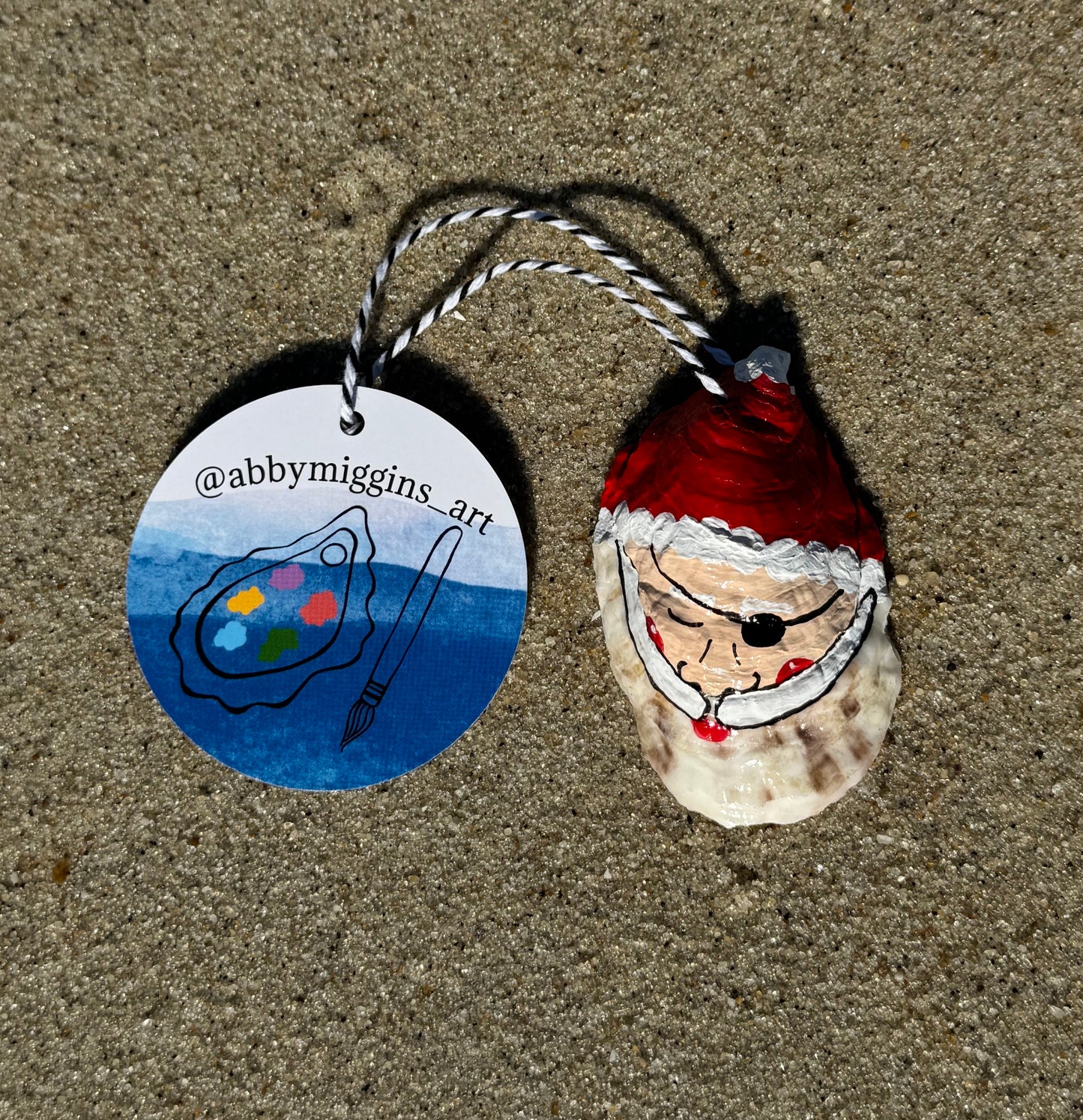 “Hank” Santa Pirate Oyster Ornament