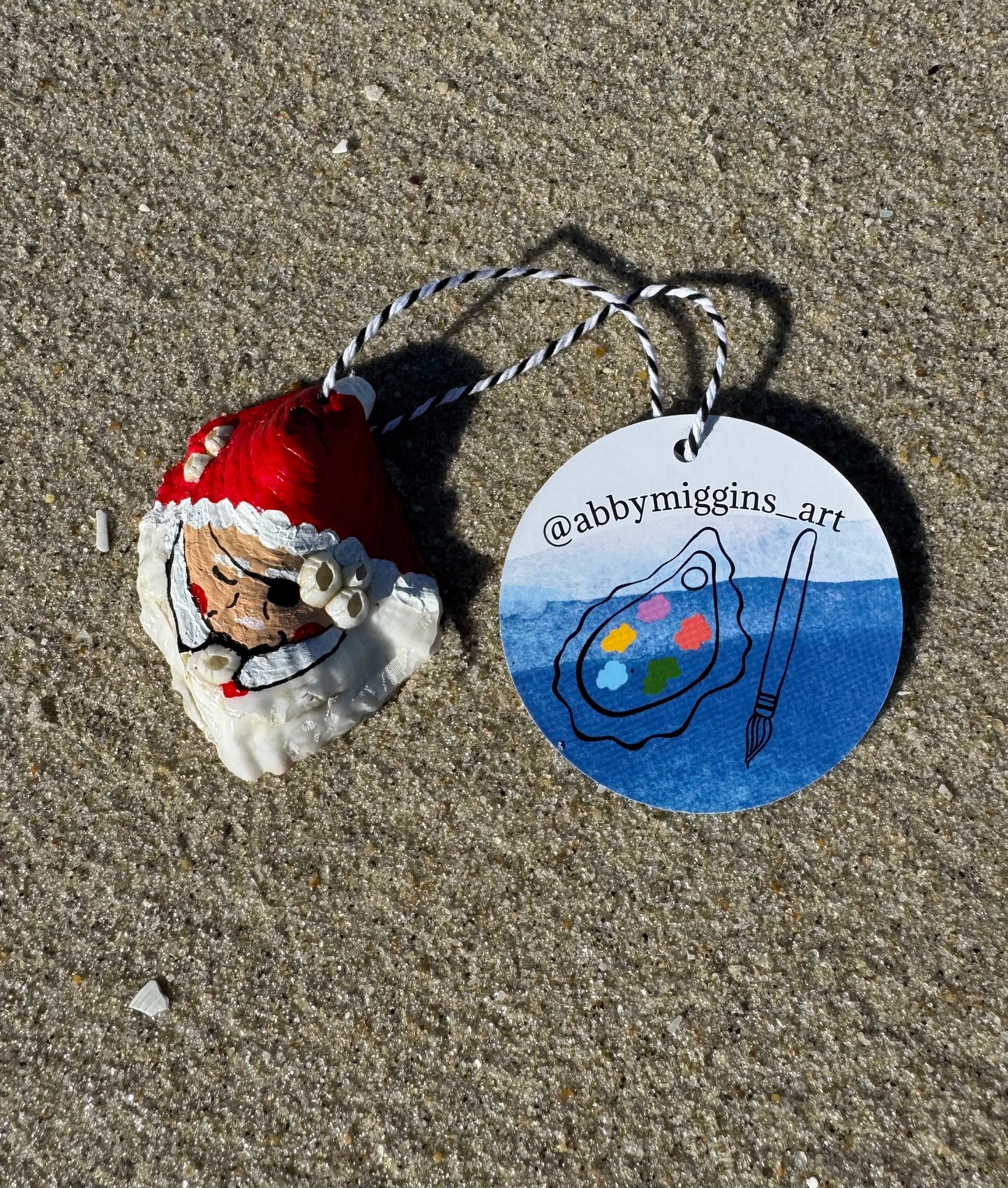 “Frank” Santa Pirate Oyster Ornament