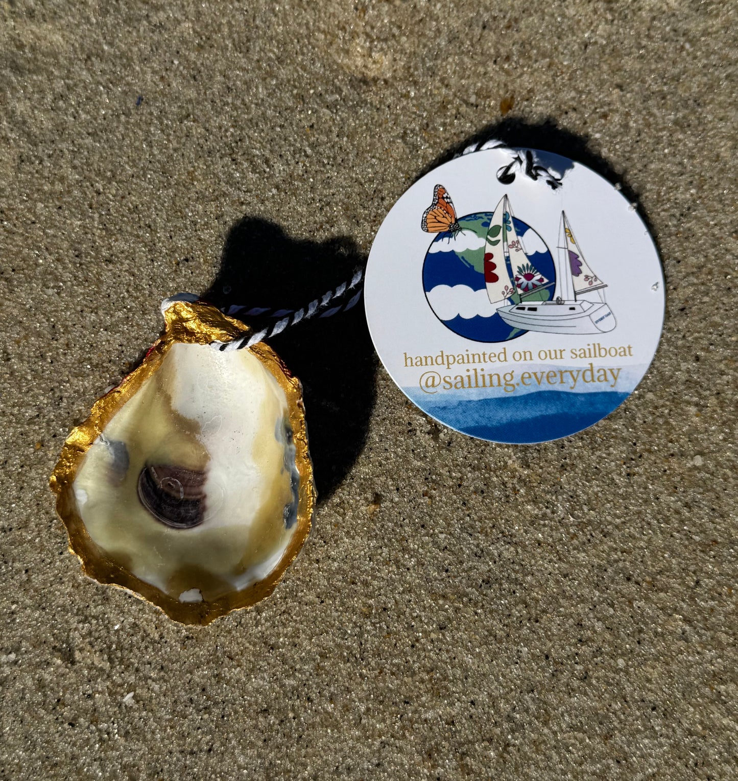 “Howard” Santa Pirate Oyster Ornament