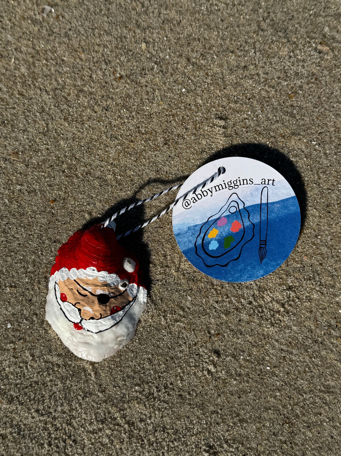 “Max” Santa Pirate Oyster Ornament