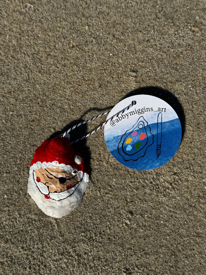 “Max” Santa Pirate Oyster Ornament