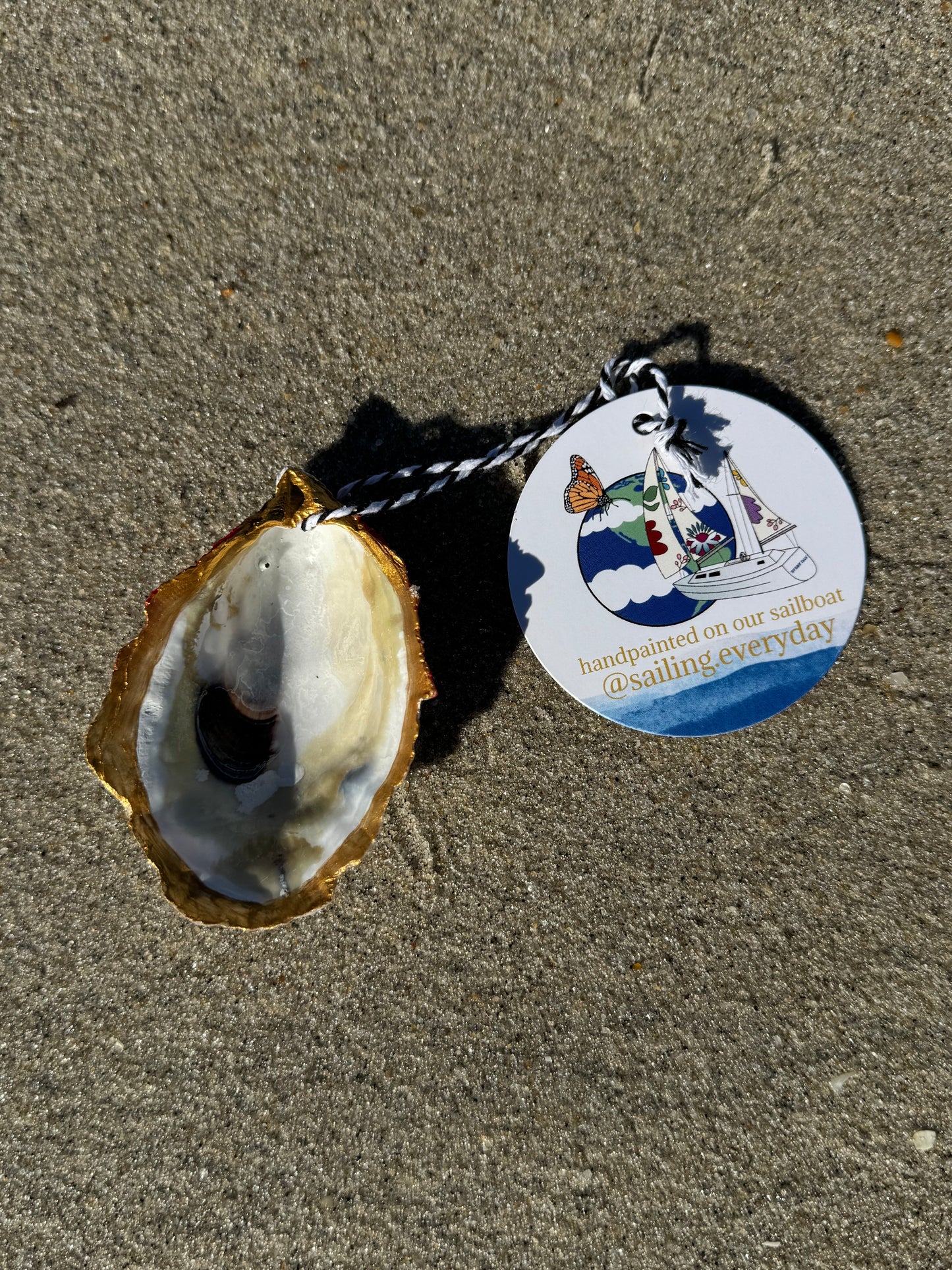 “Dimitri” Santa Pirate Oyster Ornament