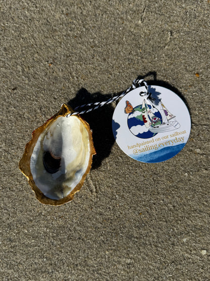 “Dimitri” Santa Pirate Oyster Ornament