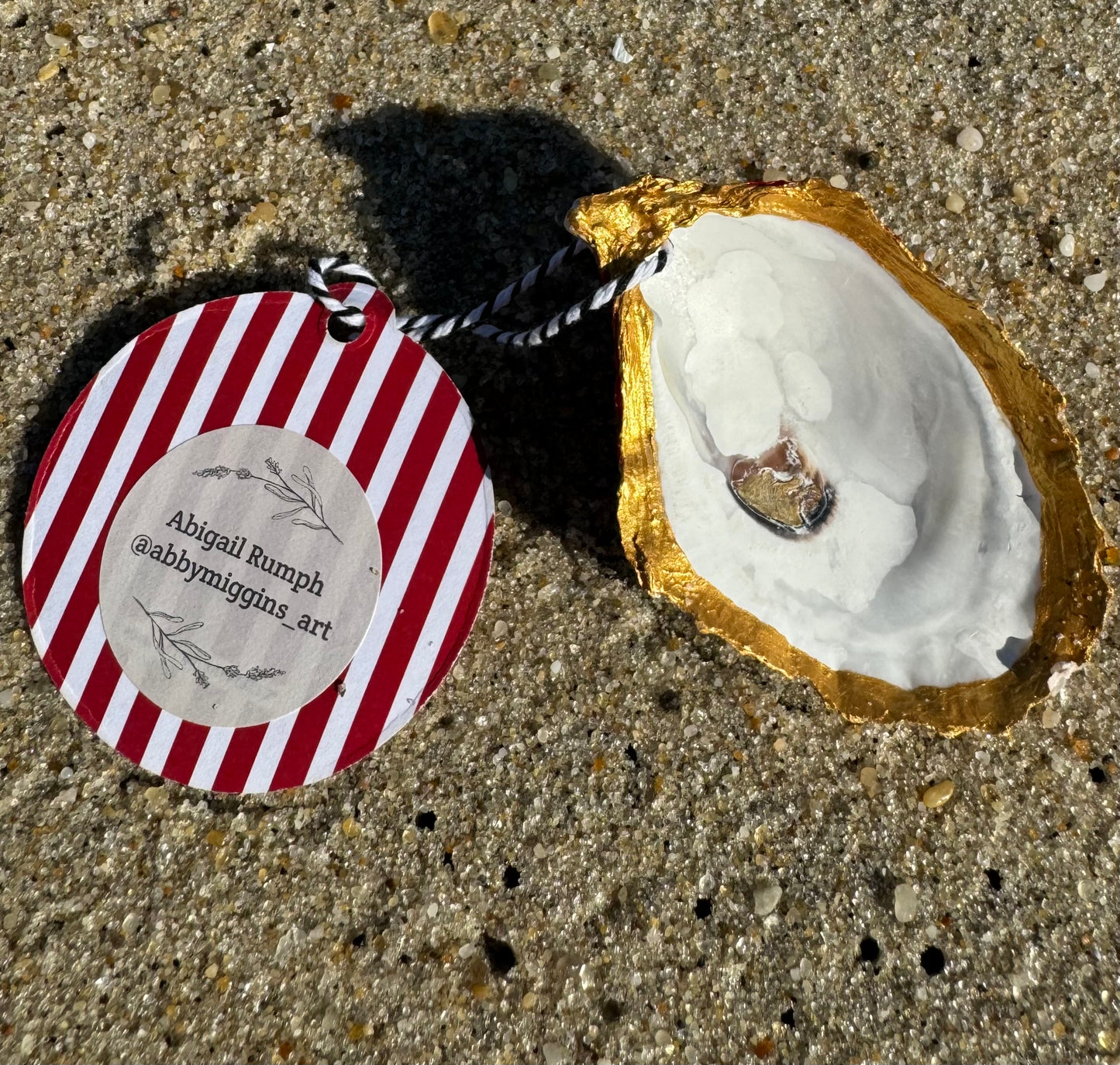 “Sean” Santa Pirate Oyster Ornament