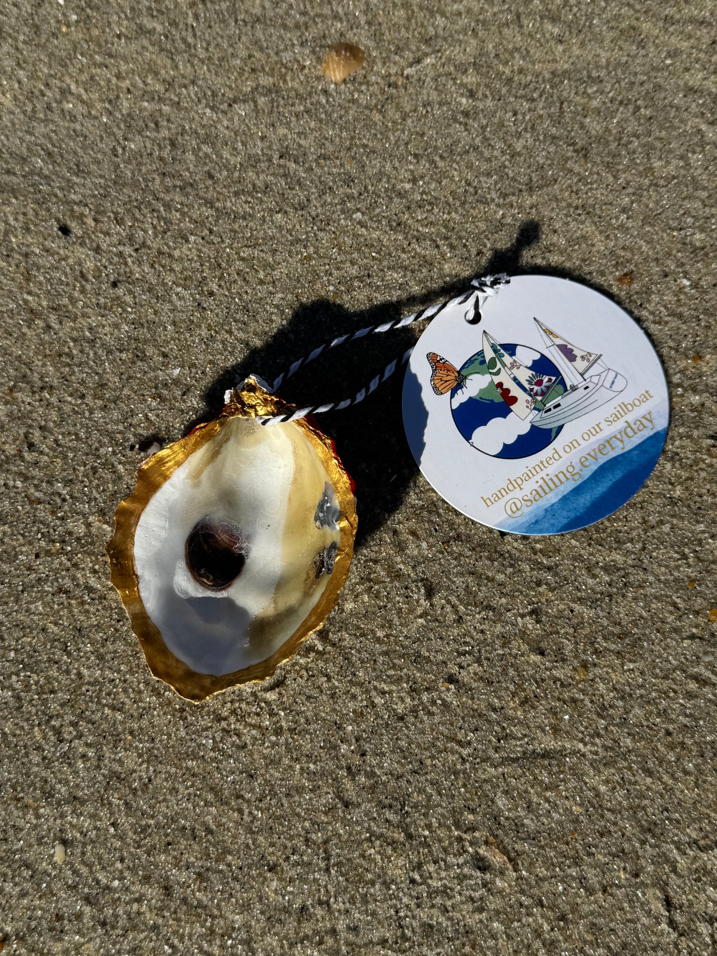“Killian” Santa Pirate Oyster Ornament